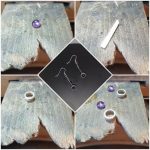 Boucles D'Oreilles Amethistes